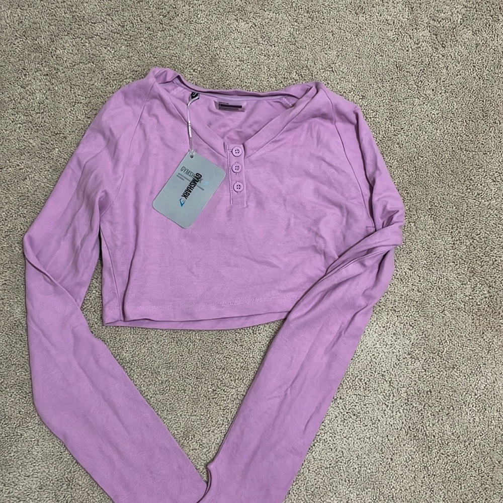 Gymshark long sleeve cropped shirt